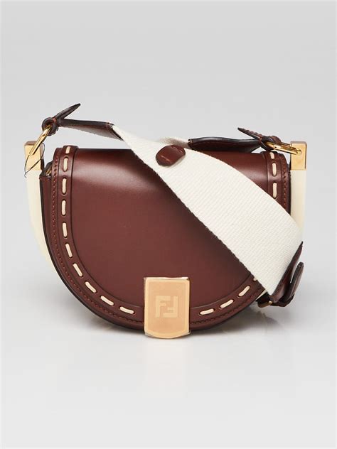 fendi moonlight leather saddle bag|Fendi baguette.